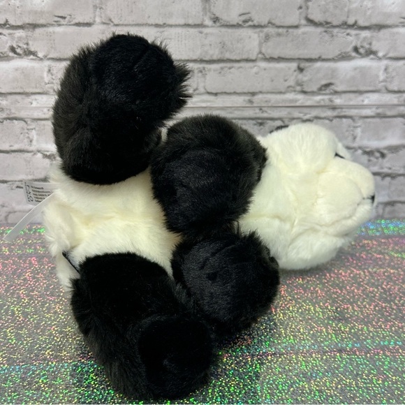 FOA Schwarz PANDA Bear Plush Stuffed Animal Realistic 10 in. Sitting - Picture 9 of 14